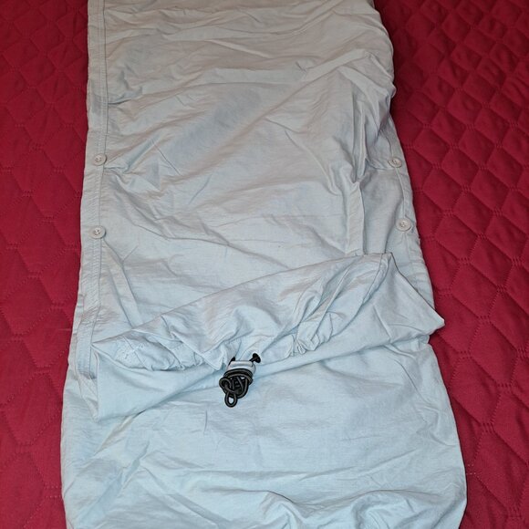 Khaki Cargo Wide Leg Parachute Pants size 26/28 * Priced to Move* - Picture 10 of 10